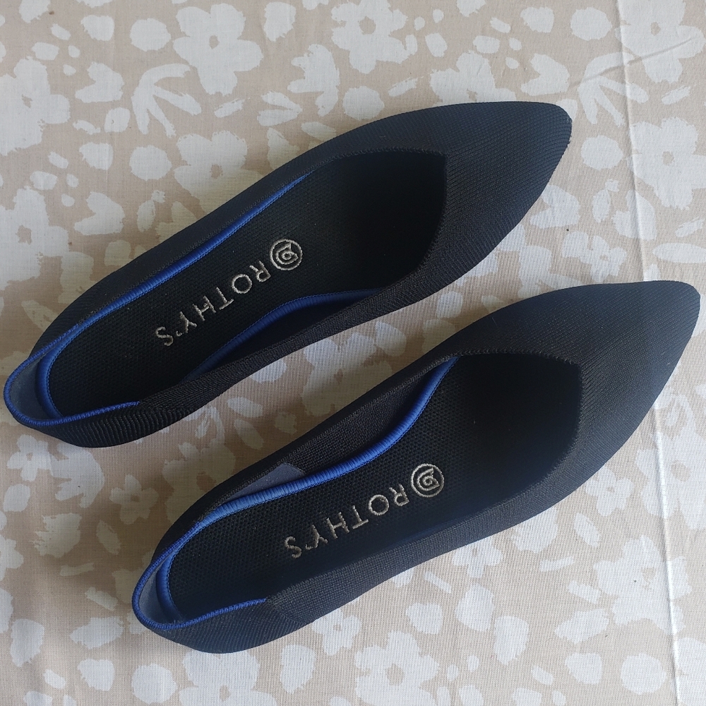 Rothy's The Point shoes Black 9.5